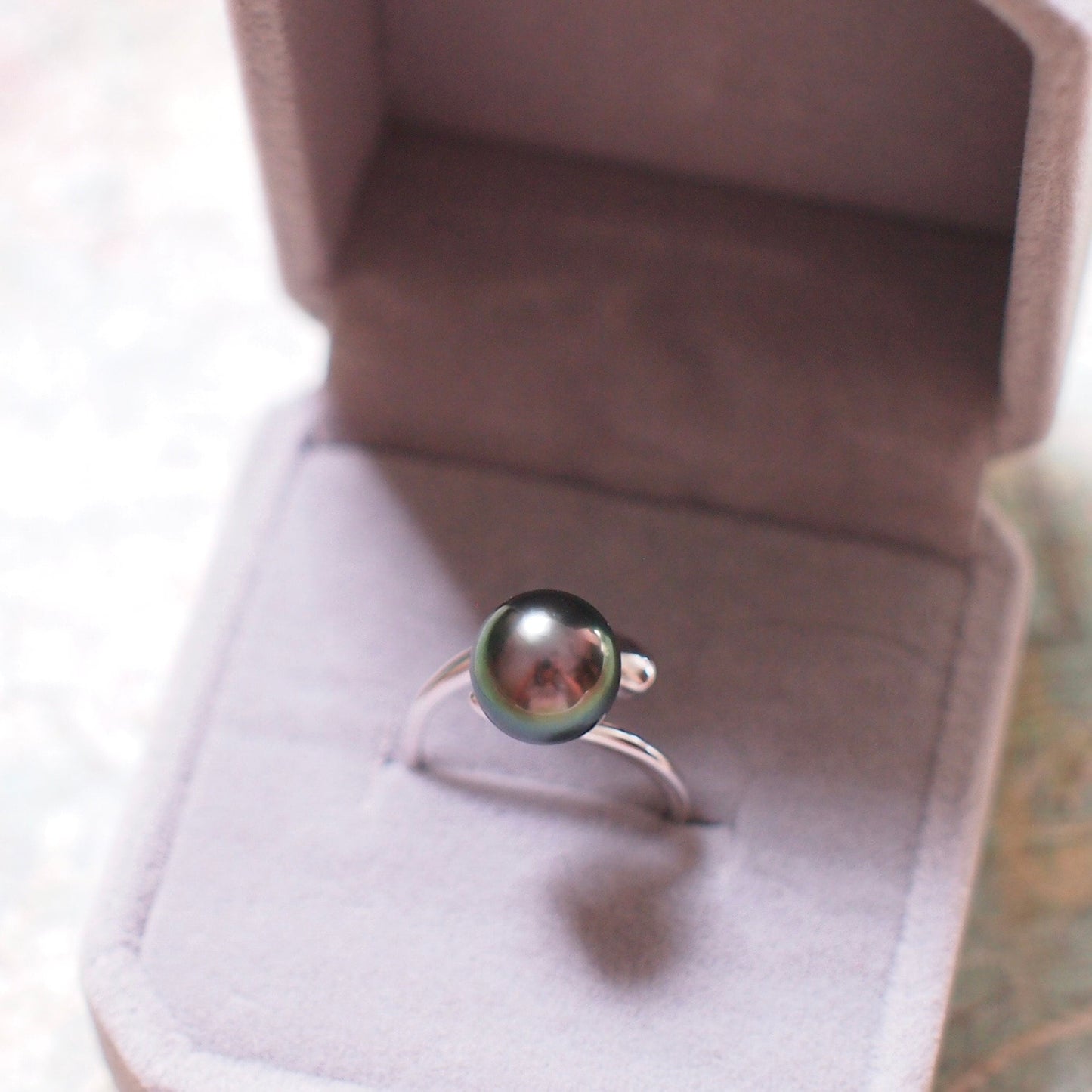 Saltwater Pearl Rings // 8mm // Adjustable Ring // 925 Sterling Silver