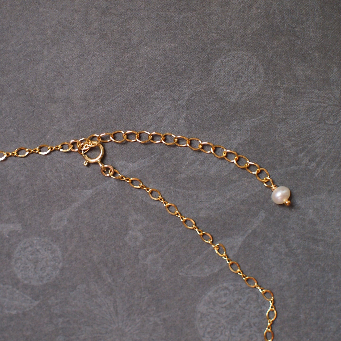 Rainbow Moonstone Necklace // Pearls x Citrine Quartz // 14K Gold-filled // Dainty and Graceful