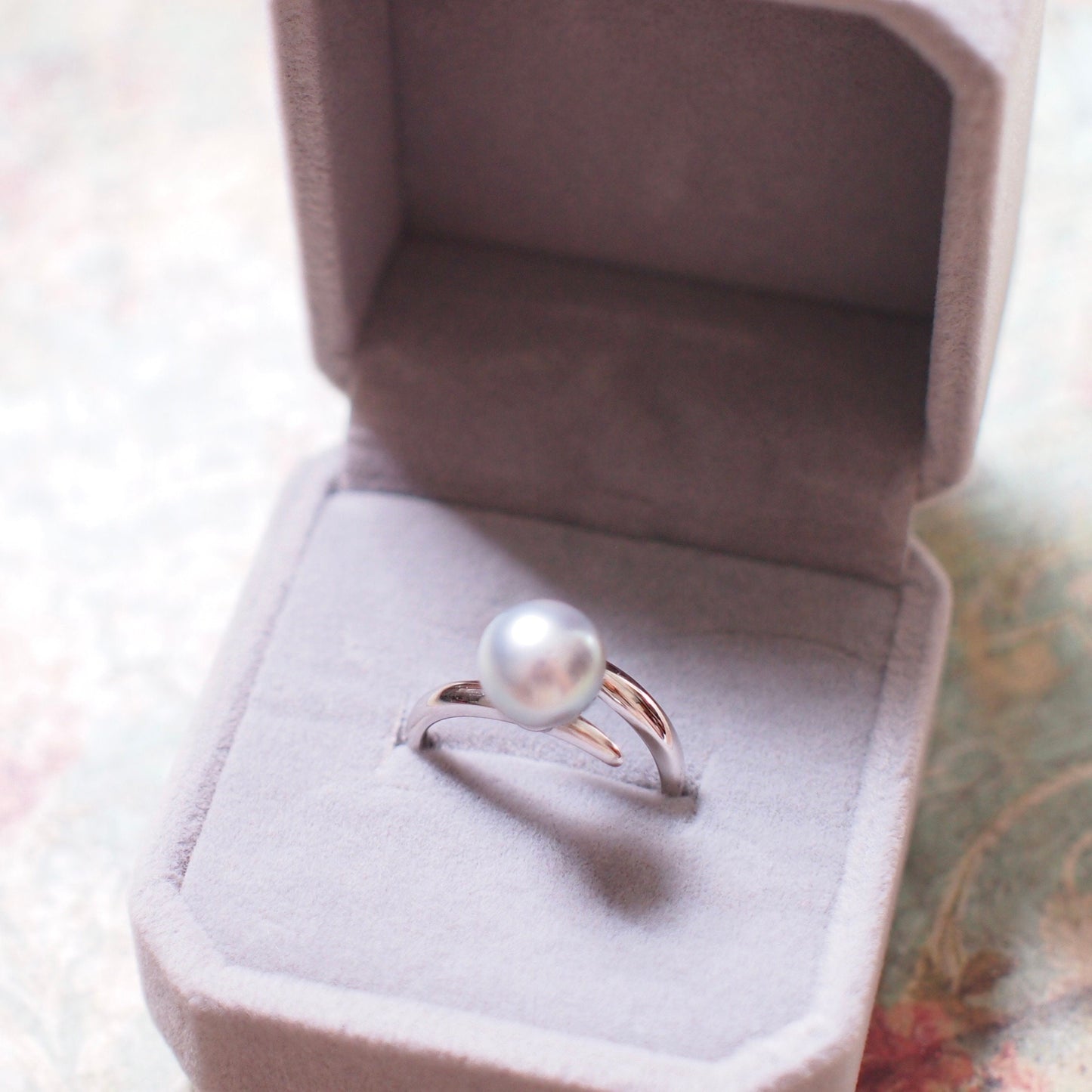 Saltwater Pearl Rings // 8mm // Adjustable Ring // 925 Sterling Silver