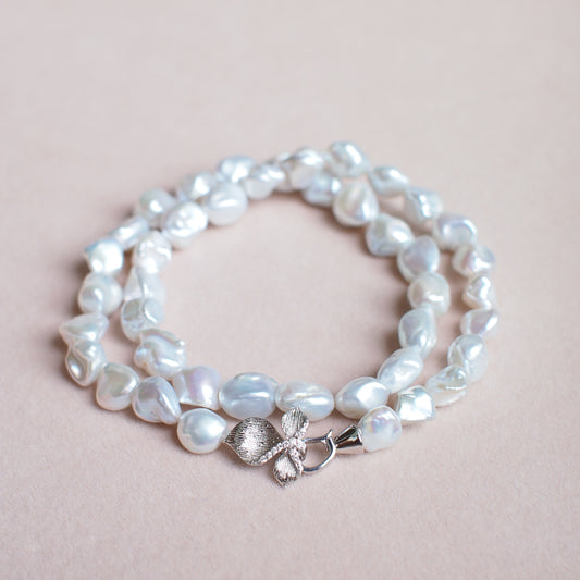 8-10mm Keishi Fresh Water Pearl Necklace